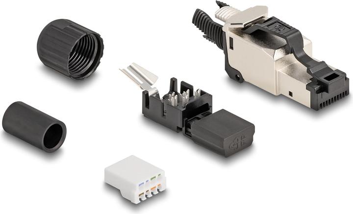 Actual product image Delock RJ45 plug field-wireable Cat.6A (Network cable plug)