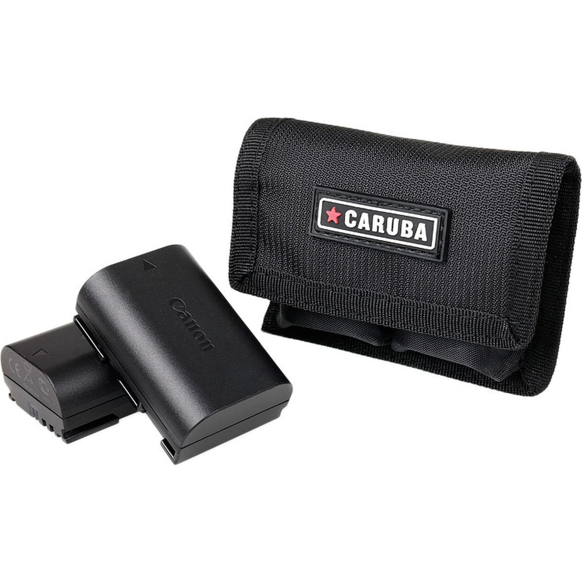 Caruba Portabatterie 2 pezzi Zwart, Accessori pile + batterie, Nero
