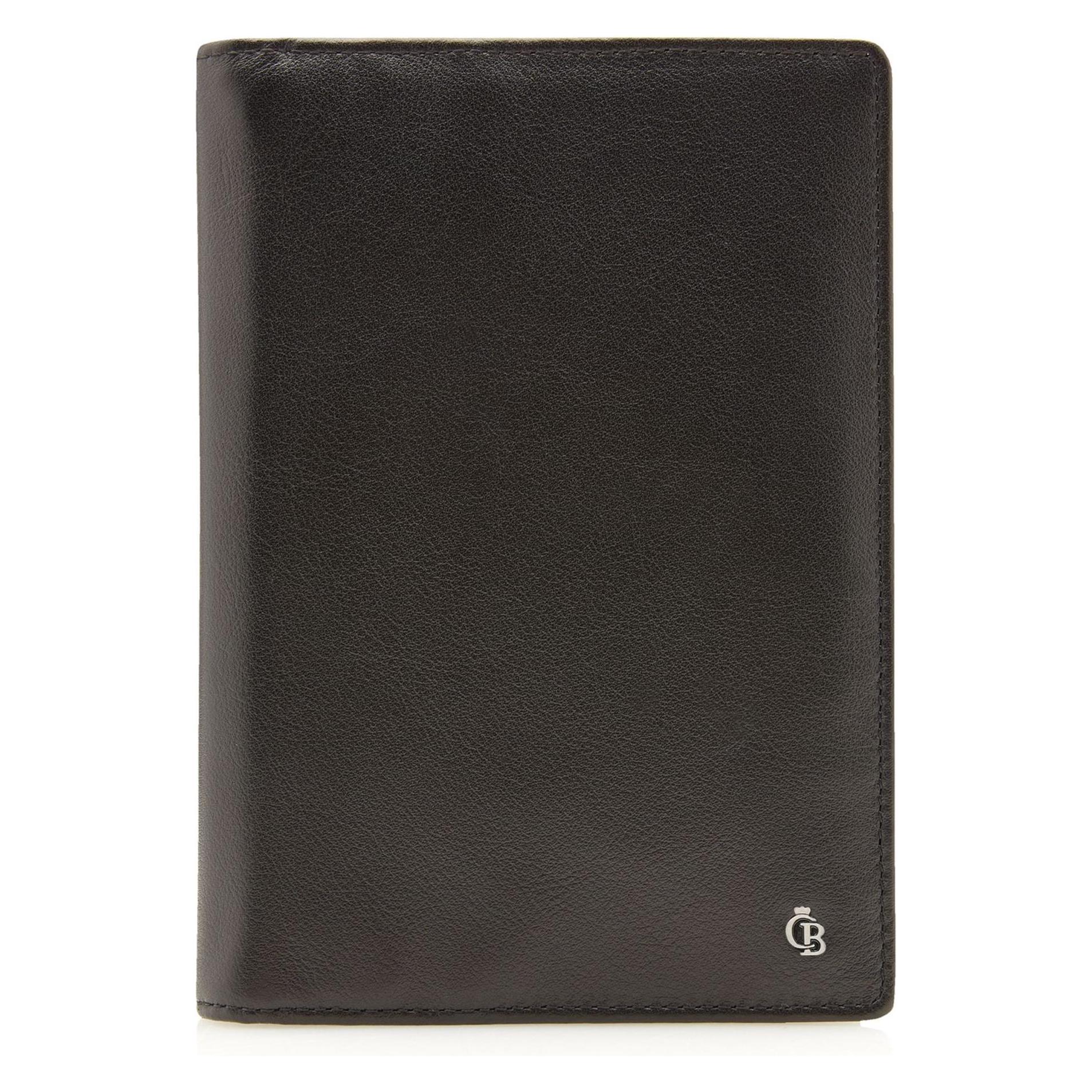 Castelijn & Beerens, Portemonnee, Vita Paspoort Etui Rfid Leer 12 Cm, Zwart