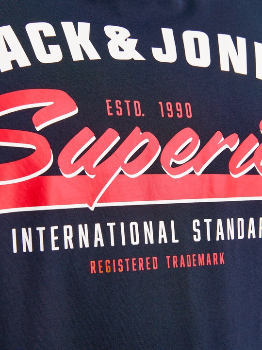 Produktbild Jack & Jones Jjelogo Tee Ss O-Neck 2 Col Aw24 S Pls (4XL)