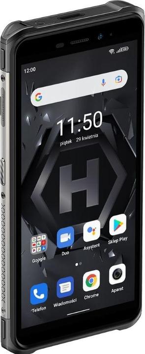 Actual product image Myphone Hammer Iron 4 Dual silver Extreme pack (32 GB, Black, 7.20", Dual SIM)