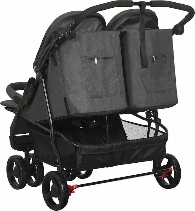 Produktbild vidaXL Geschwisterwagen