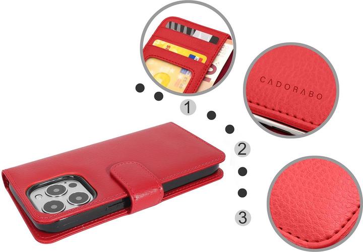 Produktbild Cadorabo 3 Kartenfächer Hülle (Apple iPhone 13 Pro Max)