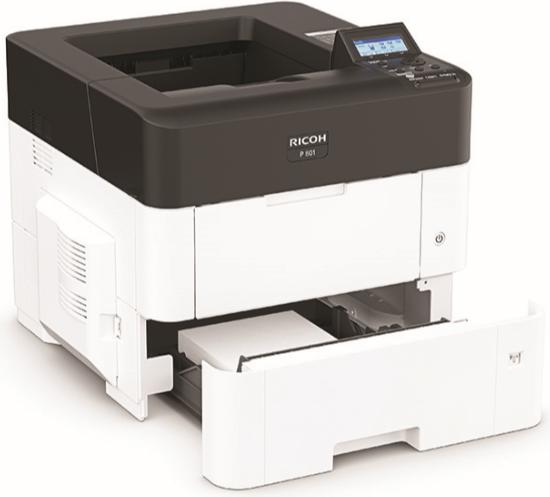 Produktbild RICOH 801 - Drucker - s/w - Duplex - Laser - A4/Letter (Laser, Schwarz-Weiss)