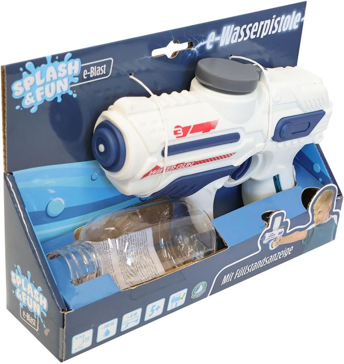 Actual product image Splash & Fun Water pistol 18 cm, electric