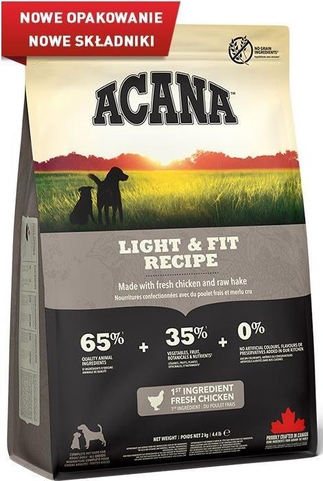 Actual product image Acana Dog Heritage LIGHT&FIT 2kg (Adult, 1 pcs., 2000 g)