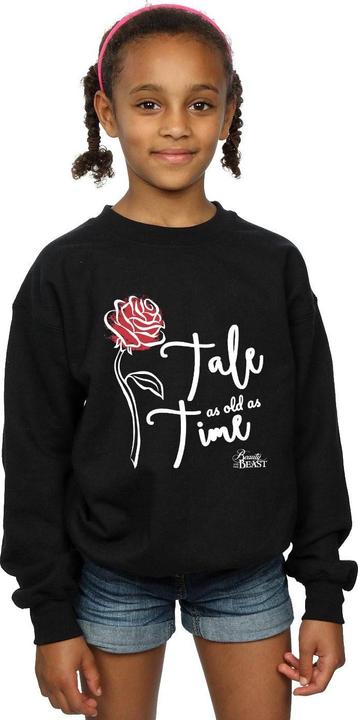 Actual product image Disney Girls Tale As Old As Time Rose Sweatshirt (128)