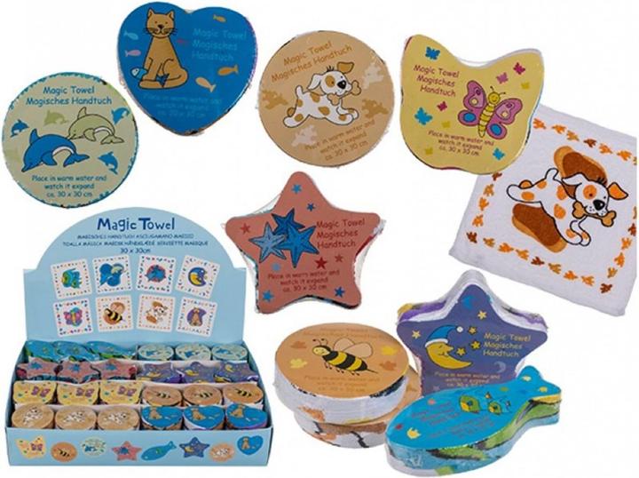 Actual product image Sombo Serviette magique coton animaux (30 x 30 cm)