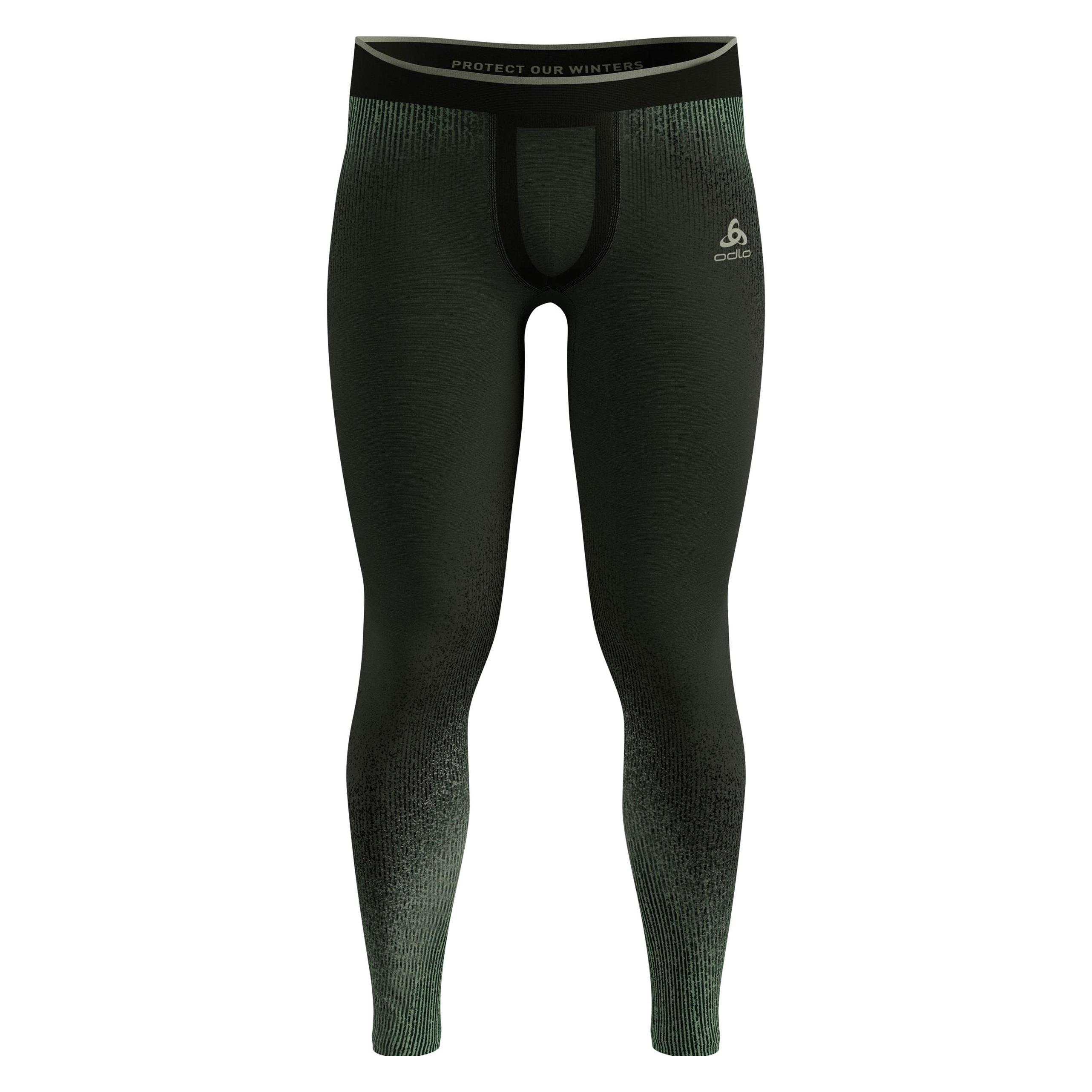 Odlo, Herren, Funktionsunterhose, Blackcomb Base Layer Tights (L), Grün, L
