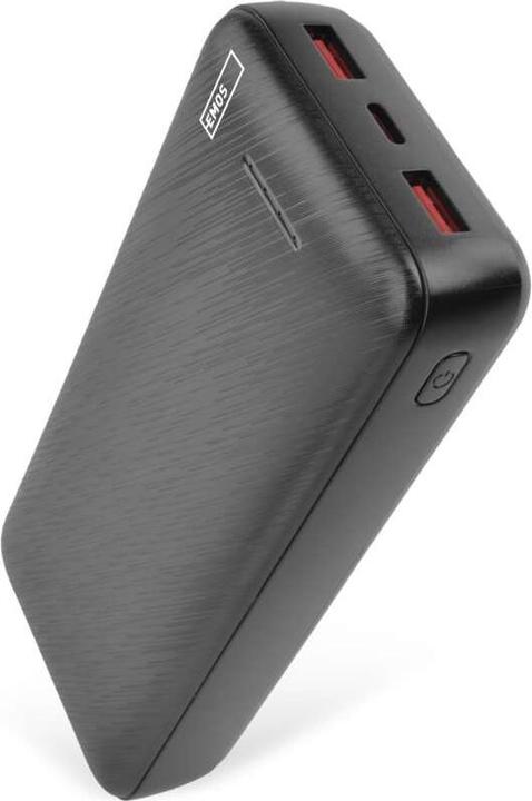 Immagine prodotto Emos Powerbank AlphaQ3, 20 000 mAh, 22,5 W, schwarz (20000 mAh, 22.50 W, 74 Wh)