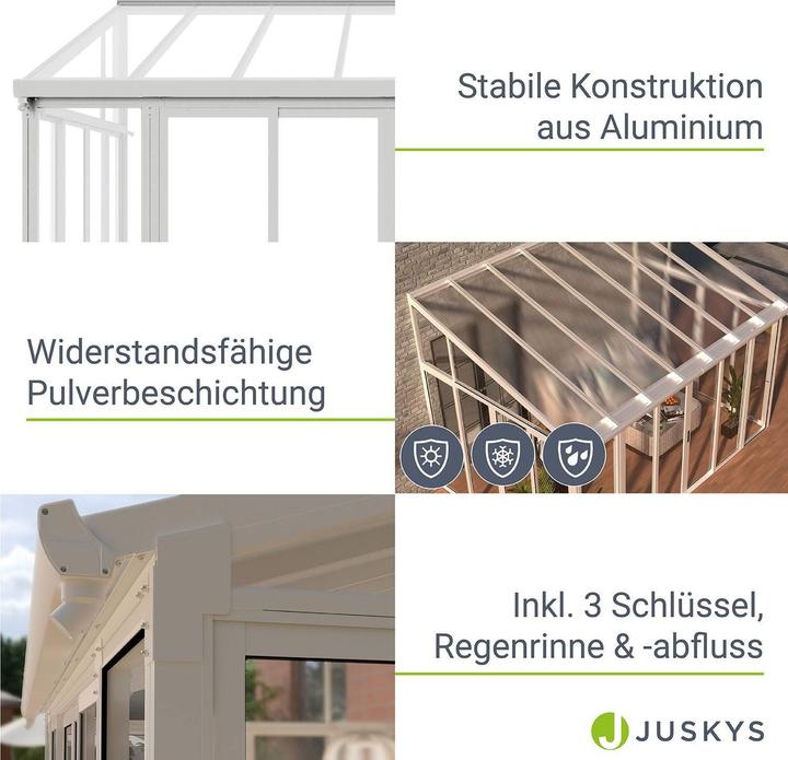 Actual product image Juskys Conservatory