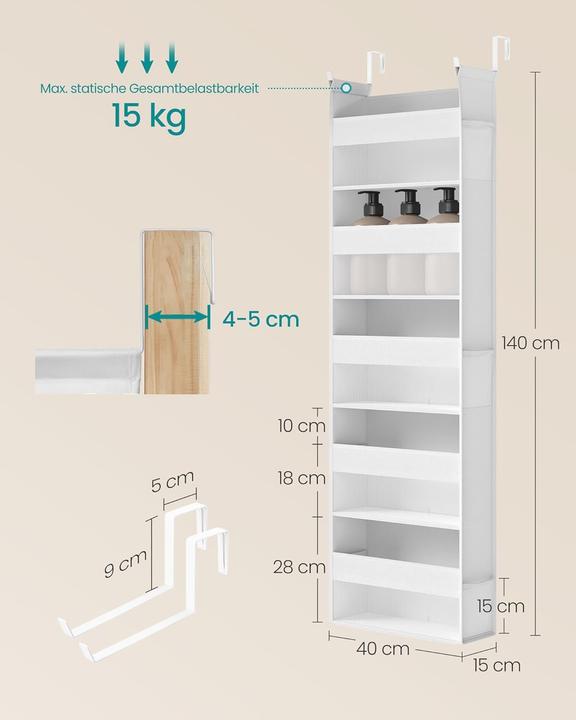 Image du produit Songmics Hängeorganizer mit Seitentaschen