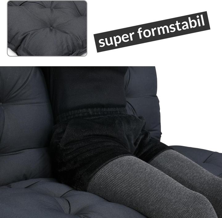 Actual product image Detex Chair cushion (110 x 100 x 8 cm)