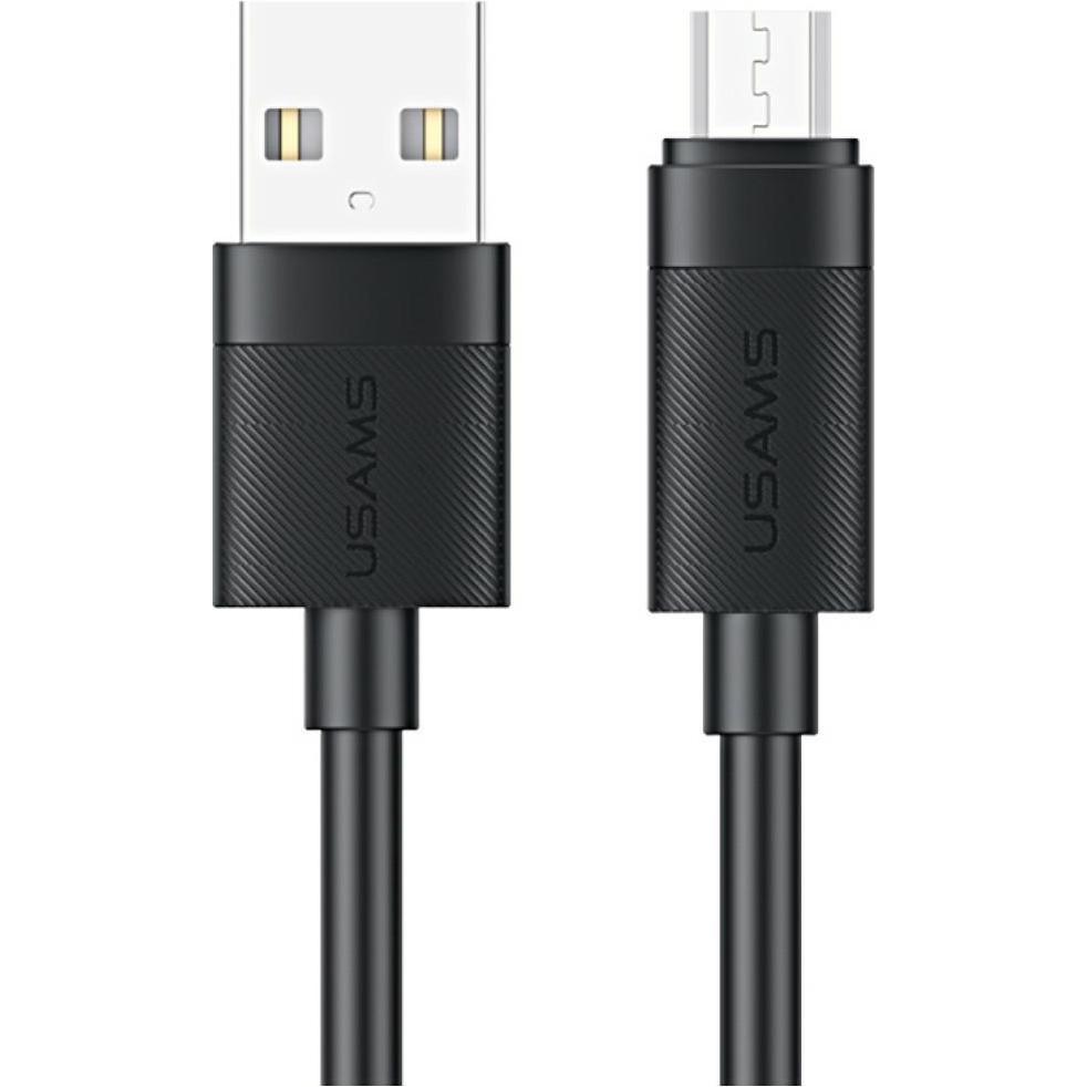 Usams Cable U94 18W MicroUSB to USB-A 1m black (1 m, 18 W), Cavo USB