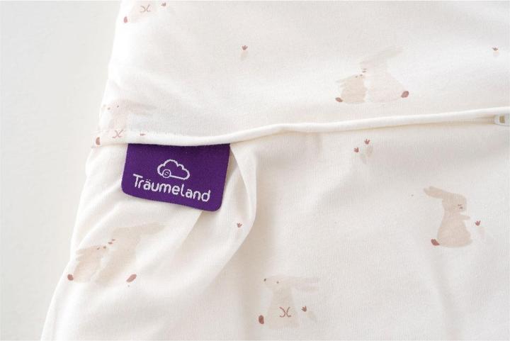 Actual product image Träumeland Baby all-year sleeping bag Hophop Bunny size 62/68 (68 cm, 2.5 TOG, All-season)
