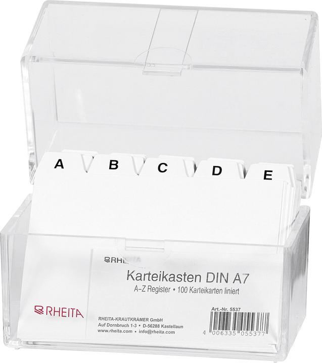 Rheita Karteikasten (A7, 100 x)