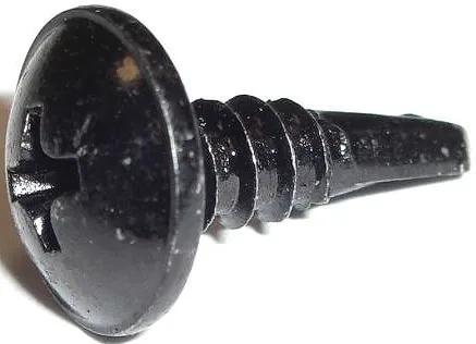 Produktbild Dresselhaus Bohrschraube Linsenkopf m. Kreuzschlitz DIN 7504 4,2x16 mm schwarz verzinkt, 100 Stck (100 Schrauben pro Stück)