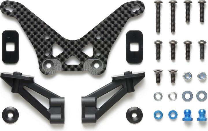 Tamiya TD4 / TD2 Carbon Damper Stay Rear