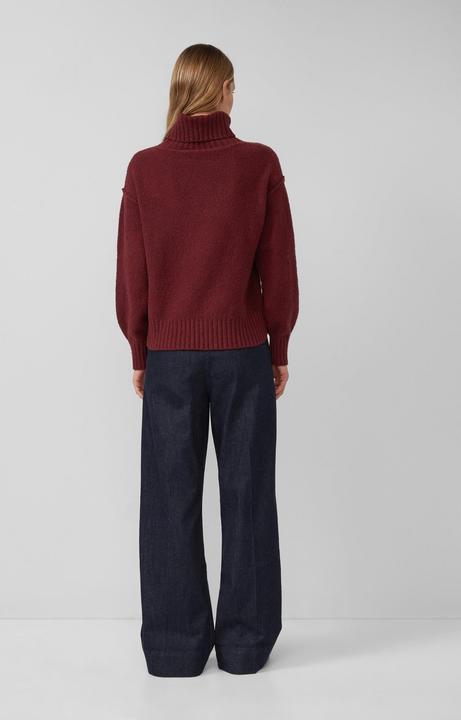 Produktbild s.Oliver Strickpullover Kuscheliger Strickpullover mit breitem Rollkragen (40)