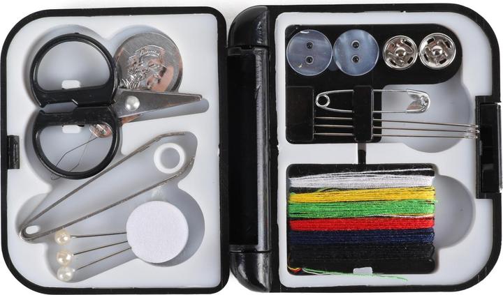 Immagine prodotto Benson Mini set da viaggio per cucito da 16 pezzi con borsa, ago da cucito e scatola