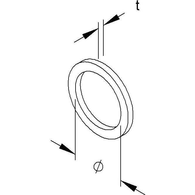 Thumbnail - Kleinhuis, Kabelverbindung, KLEINHUI 987PERB/M25 Dichtring, für Anschlussgewinde M25, Mat 987PERBM25