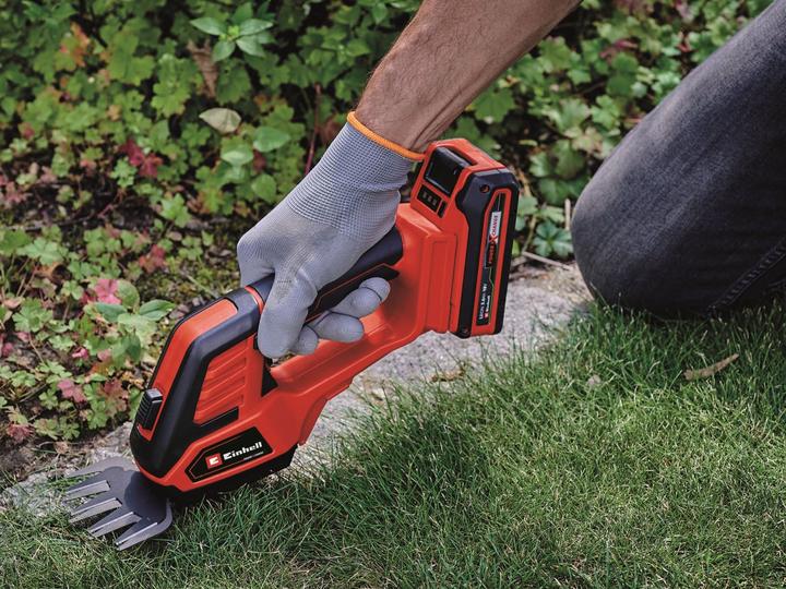 Produktbild Einhell Akku-Gras- und Strauchschere GE-CG 18/100 Li + Starterset