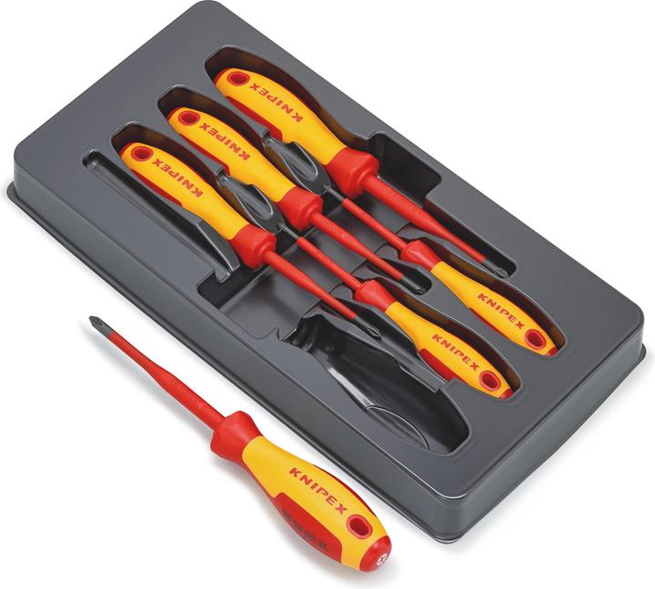 Image du produit Knipex Jeu de tournevis VDE (Cruciforme PZ, Recouvrement cruciforme Phillipps (PH))