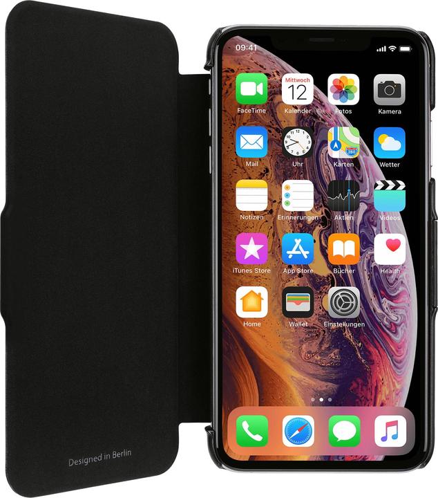 Actual product image Artwizz SmartJacket PRO Folio for iPhone Xs Max Titanium (Apple iPhone XS Max)