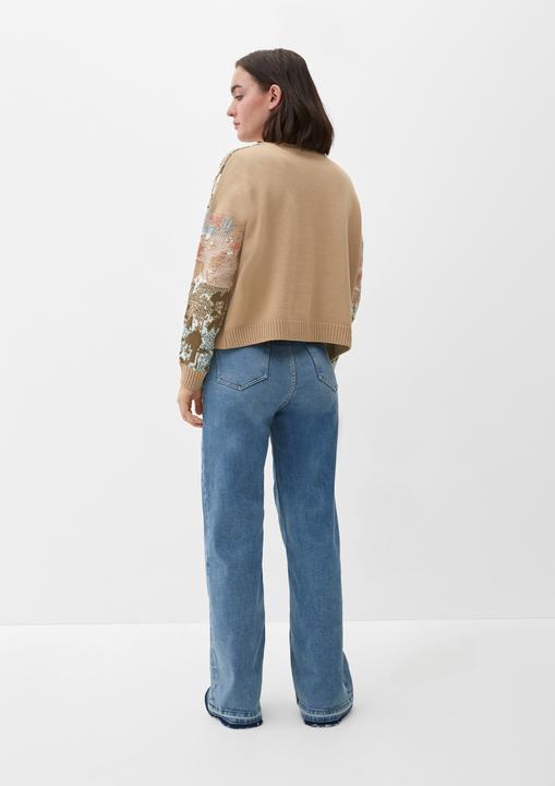 Produktbild s.Oliver Strickjacke Strickjacke mit Allovermuster (32)