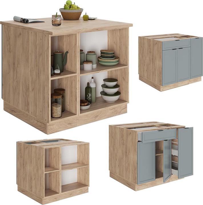 Actual product image Vicco Kücheninsel Fame-Line (60 x 81.60 x 82 cm)