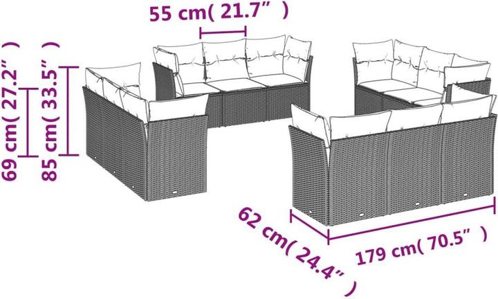 Produktbild vidaXL Kasen