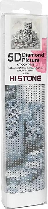 Productafbeelding Pracht Diamond Painting Tijger Moeder met welp