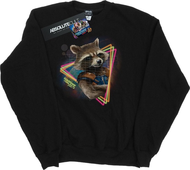 Produktbild Guardians Of The Galaxy Neon Rocket Sweatshirt (XL)
