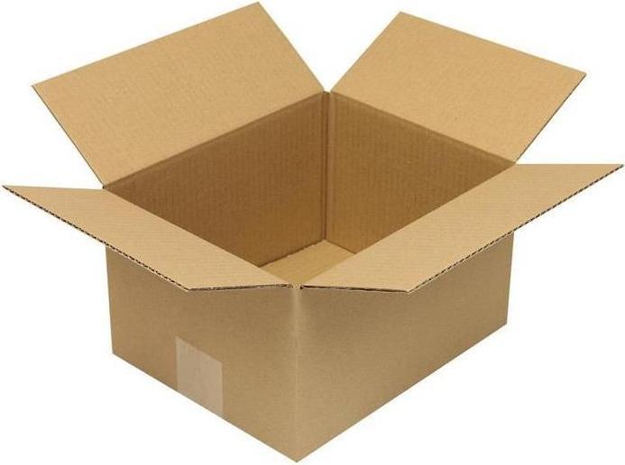 Actual product image Transpak Folding carton 1-wall height creasing dimensions 250x200x140mm B5 quality 1.20 B brown brown (50x)