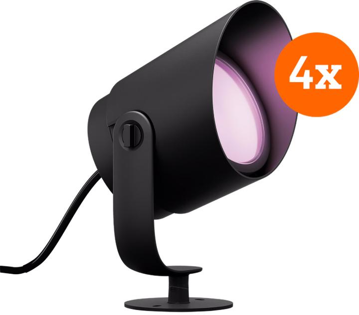 Actual product image Philips Hue Lily XL-tuinspot - wit en gekleurd licht 4-Pack