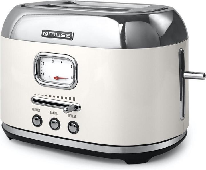 Productafbeelding Muse MS120 SC Roestvrijstalen broodrooster beige