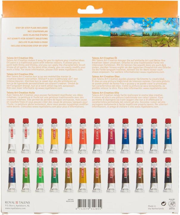 Image du produit Talens Kit d'huile (Multicolore, 288 ml)