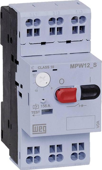 Actual product image Weg 12500993 MPW12-3-D016S Motor-protective circuit-breaker, adjustable 1.6 A 1 pc.