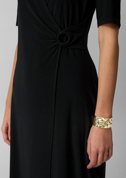 Actual product image S.Oliver Kleid Midikleid in Wickeloptik mit Ring-Detail (32)
