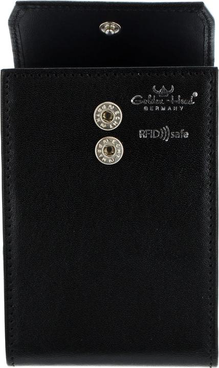 Actual product image Golden Head Colorado credit card holder RFID leather 7 cm