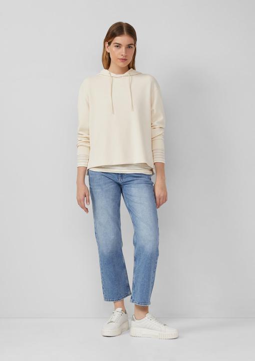 Produktbild s.Oliver Sweatshirt Scuba-Hoodie mit Seitenschlitzen (40)