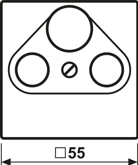 Produktbild JUNG Abdeckung