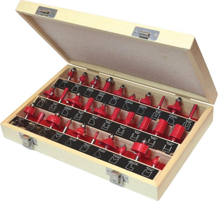 Image du produit Faithfull 14in Tct Router Bit Set 30 Teile (14)