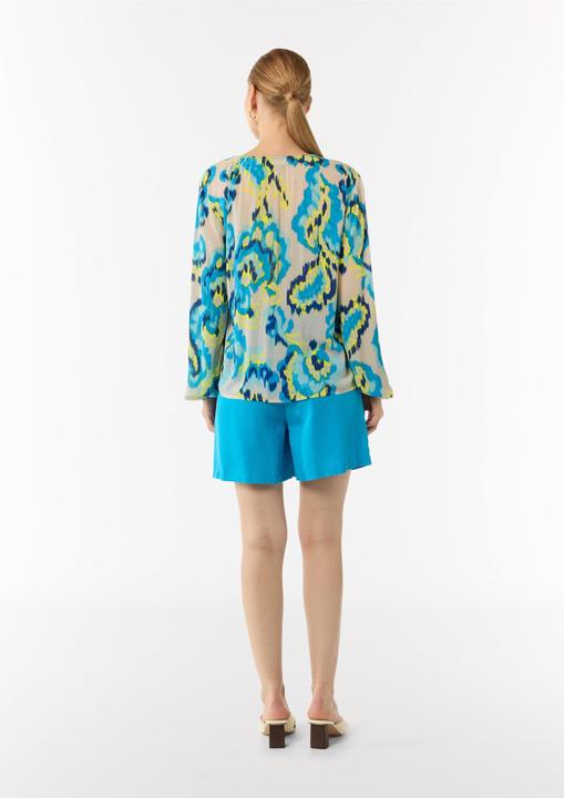 Produktbild Comma Bluse Luftige Viskosebluse mit All-over-Print im Relaxed Fit (36)