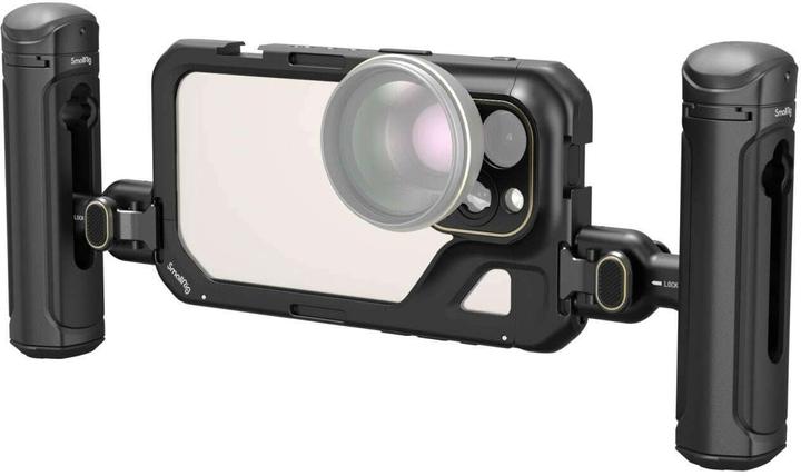 Produktbild SmallRig Mobile Video Kit (Dual Handheld) für iPhone 15 Pro (Cage)