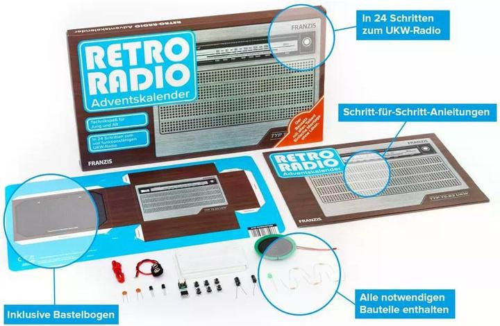 Actual product image Franzis Retro Radio 2020