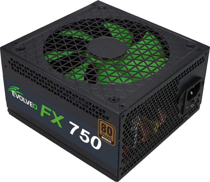Actual product image Evolveo FX 750/750W/ATX/80PLUS Bronze/Bulk (750 W)