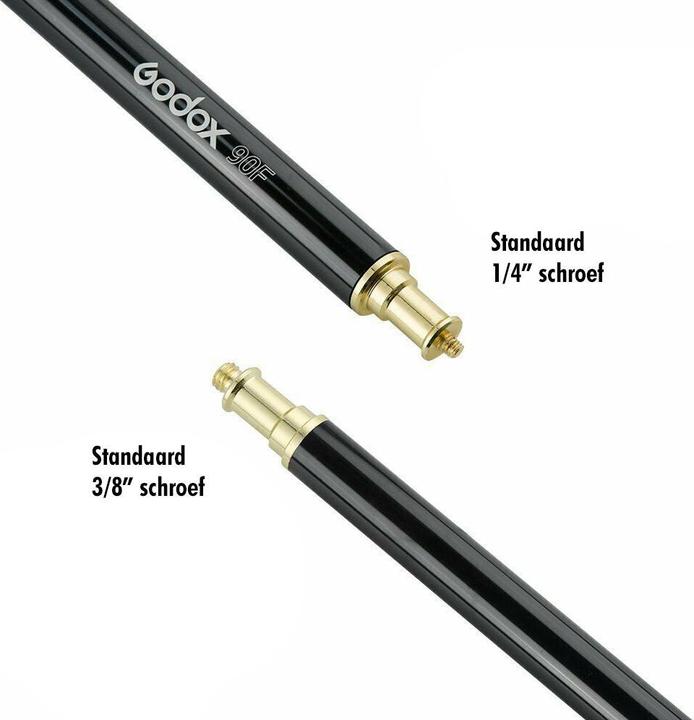 Actual product image Godox 90F Foldable Floor Light Stand with Removable Base (87 cm, 3 kg)