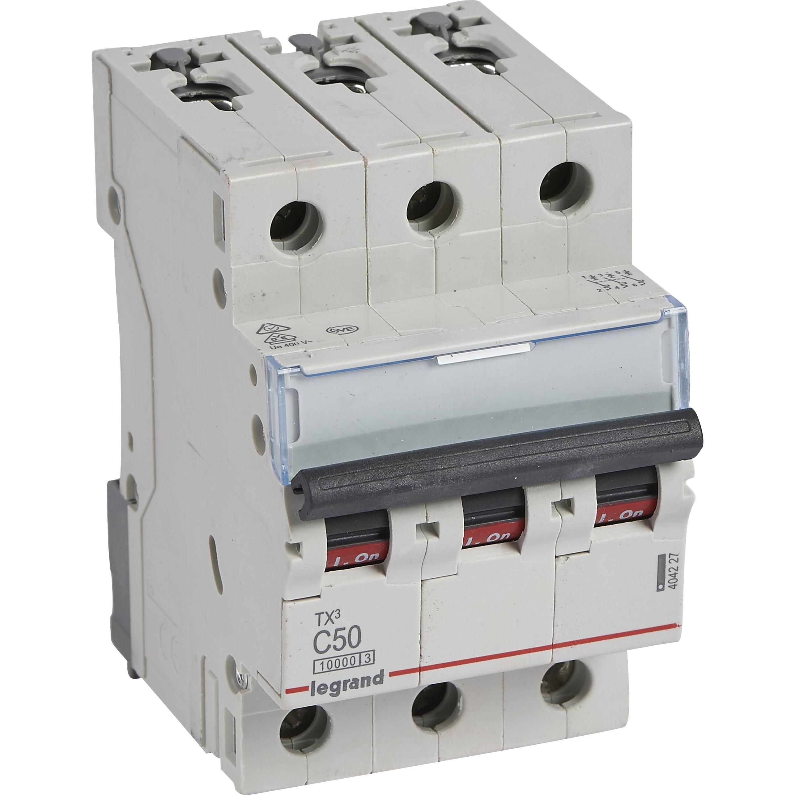 Legrand, Schutzschalter, 404227 Leitungsschutzschalter 50 A 400 V/AC