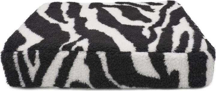 Actual product image Nordic Paws - Zebra Comfort Dogbed - Zebra Pattern - M 60 x 52 x 20 cm (Dog)